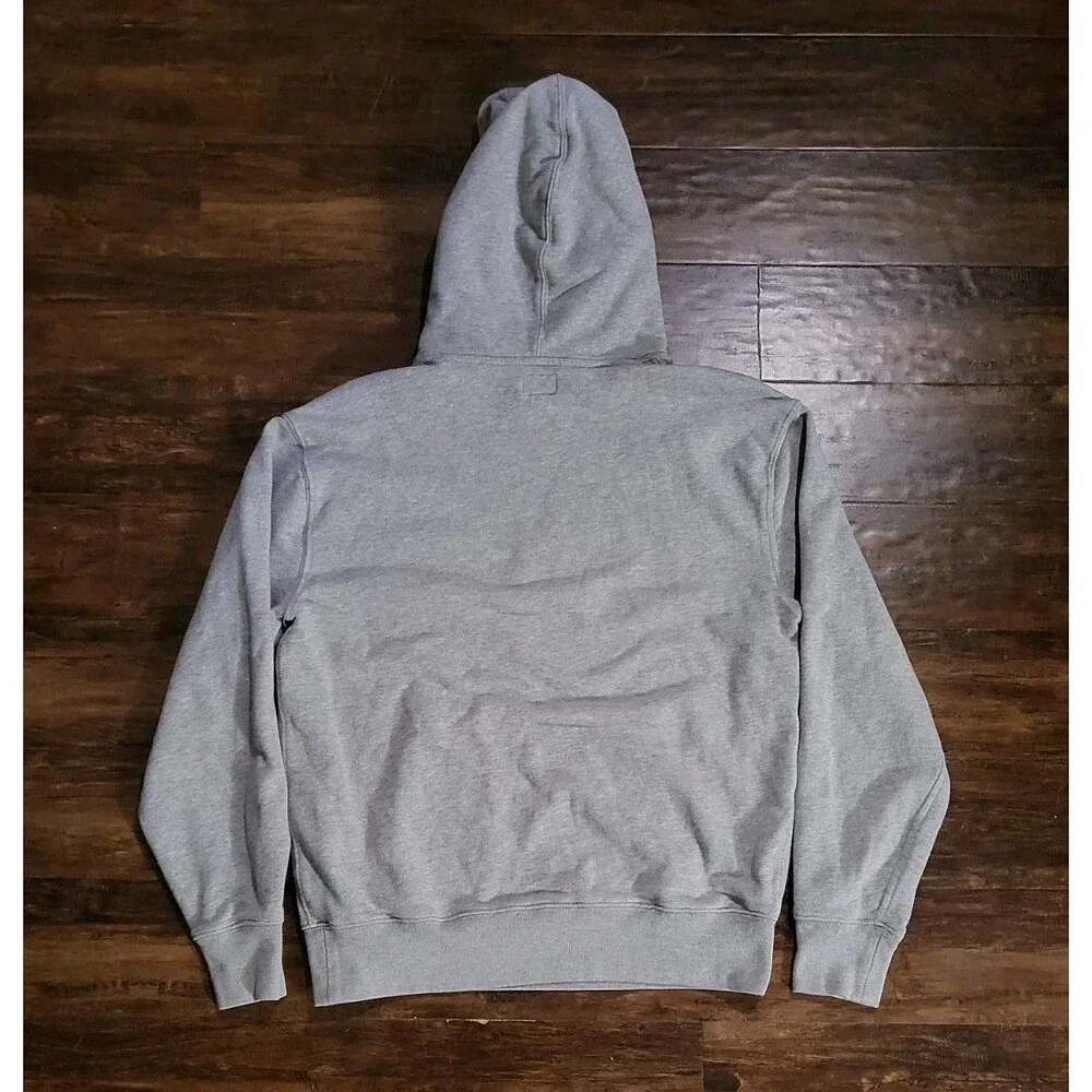 J.Crew Vintage Fleece Gray Hoodie New York NYC Mens Size Small Pullover Cotton